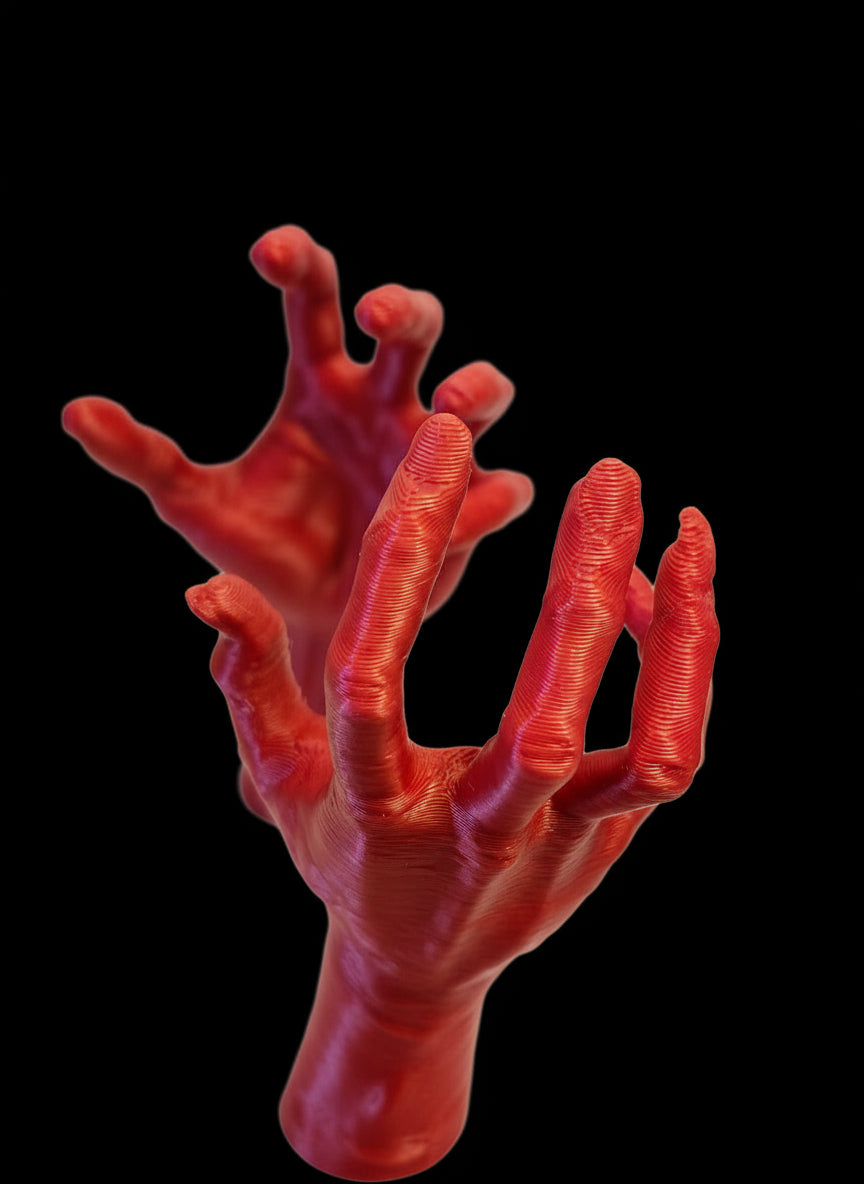 Modellino Mani Zombi 3D