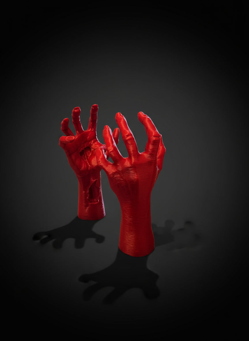 Modellino Mani Zombi 3D